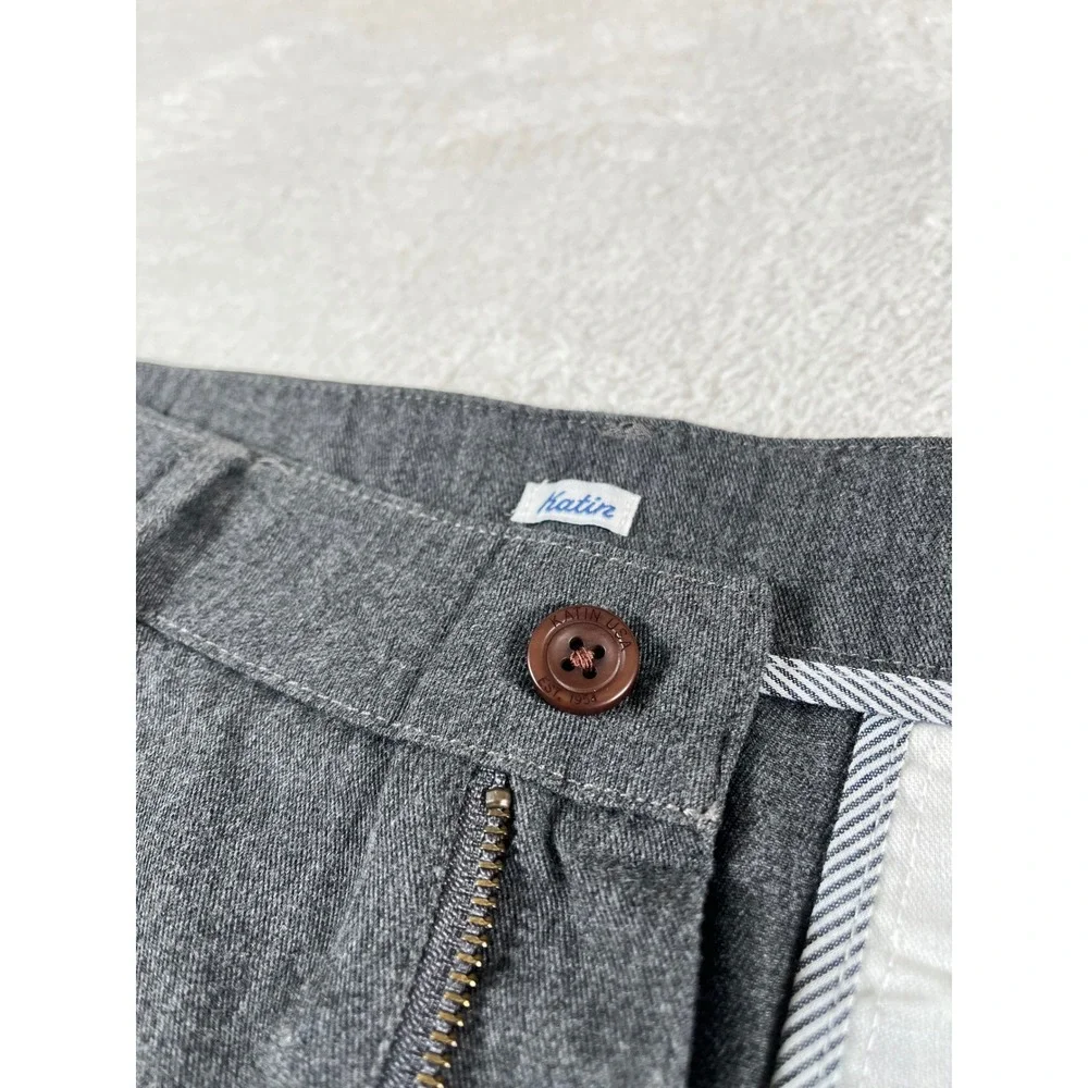 Katin Mens Gray Heather Shorts Sz 40 (42) Cotton Blend Casual Surf Lifestyle